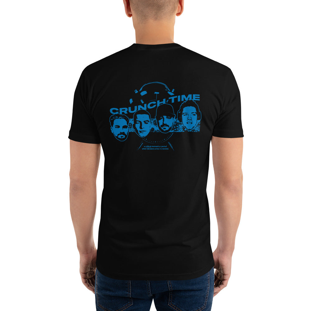 Blue Logo Crunch Time Crew Short Sleeve T-Shirt