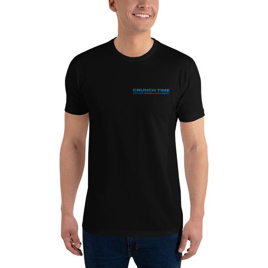 Blue Logo Crunch Time Crew Short Sleeve T-Shirt