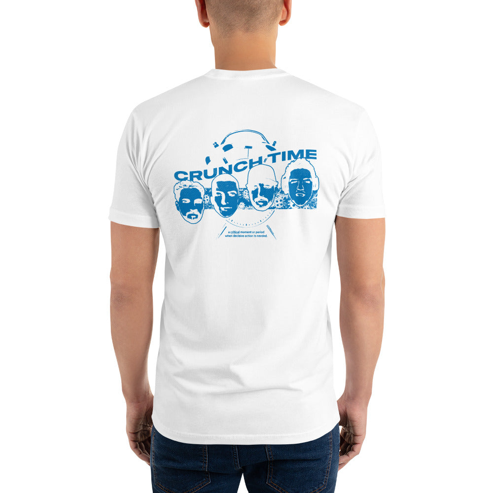 Blue Logo Crunch Time Crew Short Sleeve T-Shirt