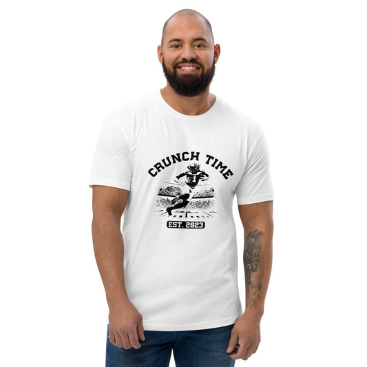 Crunch Time Football Short Sleeve T-Shirt (Black Logo)